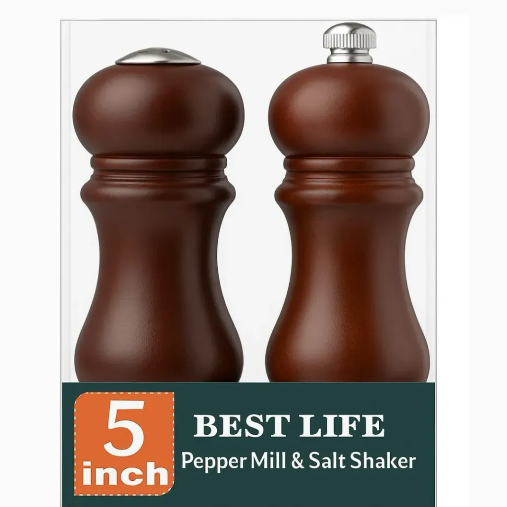 Cruet Set of 2Pcs. (Salt & Pepper Grinder / Miller)5inches