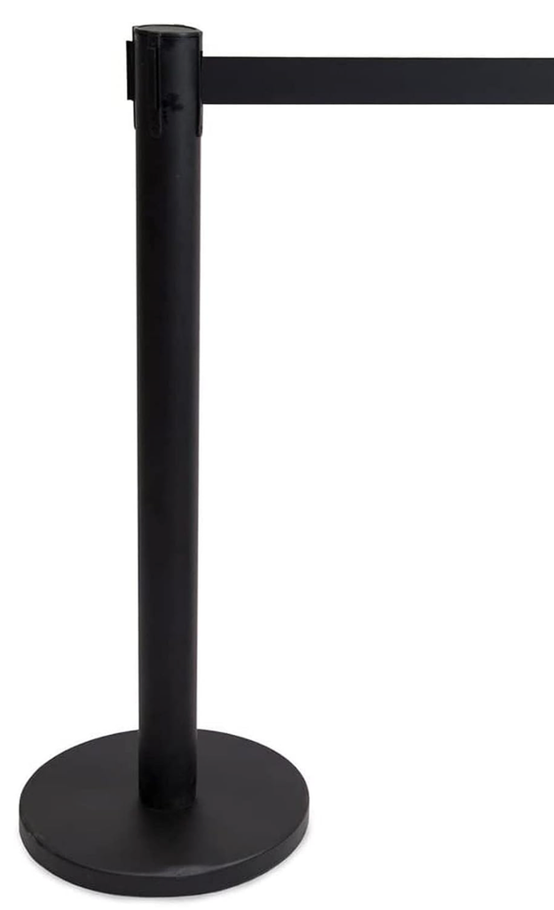 [PE1182_Black] Barrier / Q-Manager - Black with 2M Red Strip