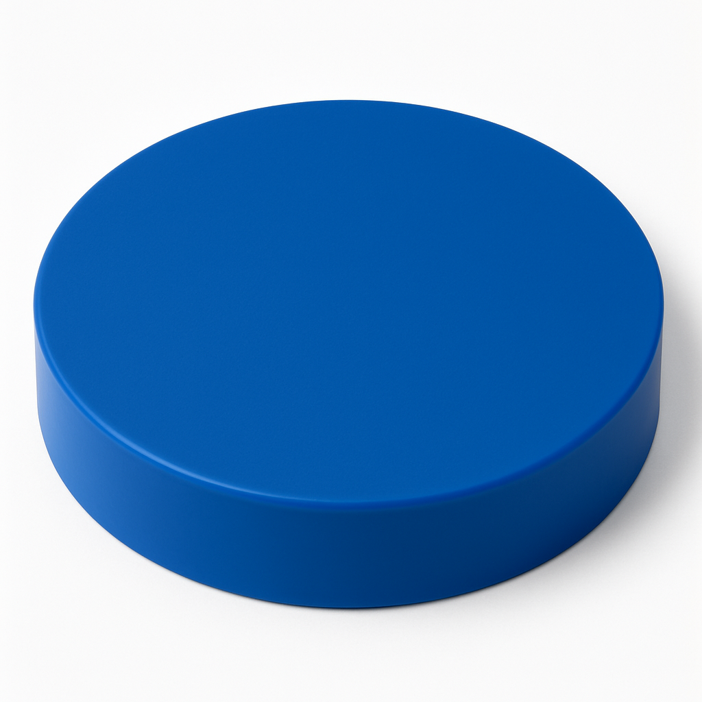 [HDR35-5-Blue] NSF - HDPE Chopping Board Round Blue 14x2in.