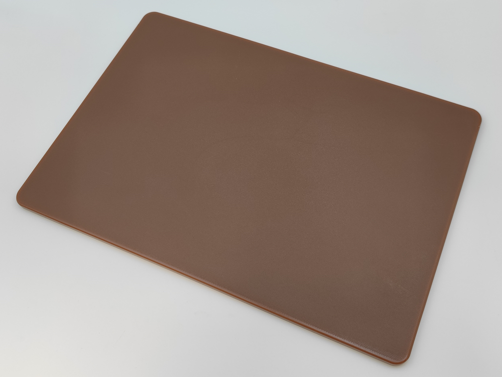[HD4530-2.5-Brown] NSF - HDPE Chopping Board  Rectangular Brown 12x18x1in.
